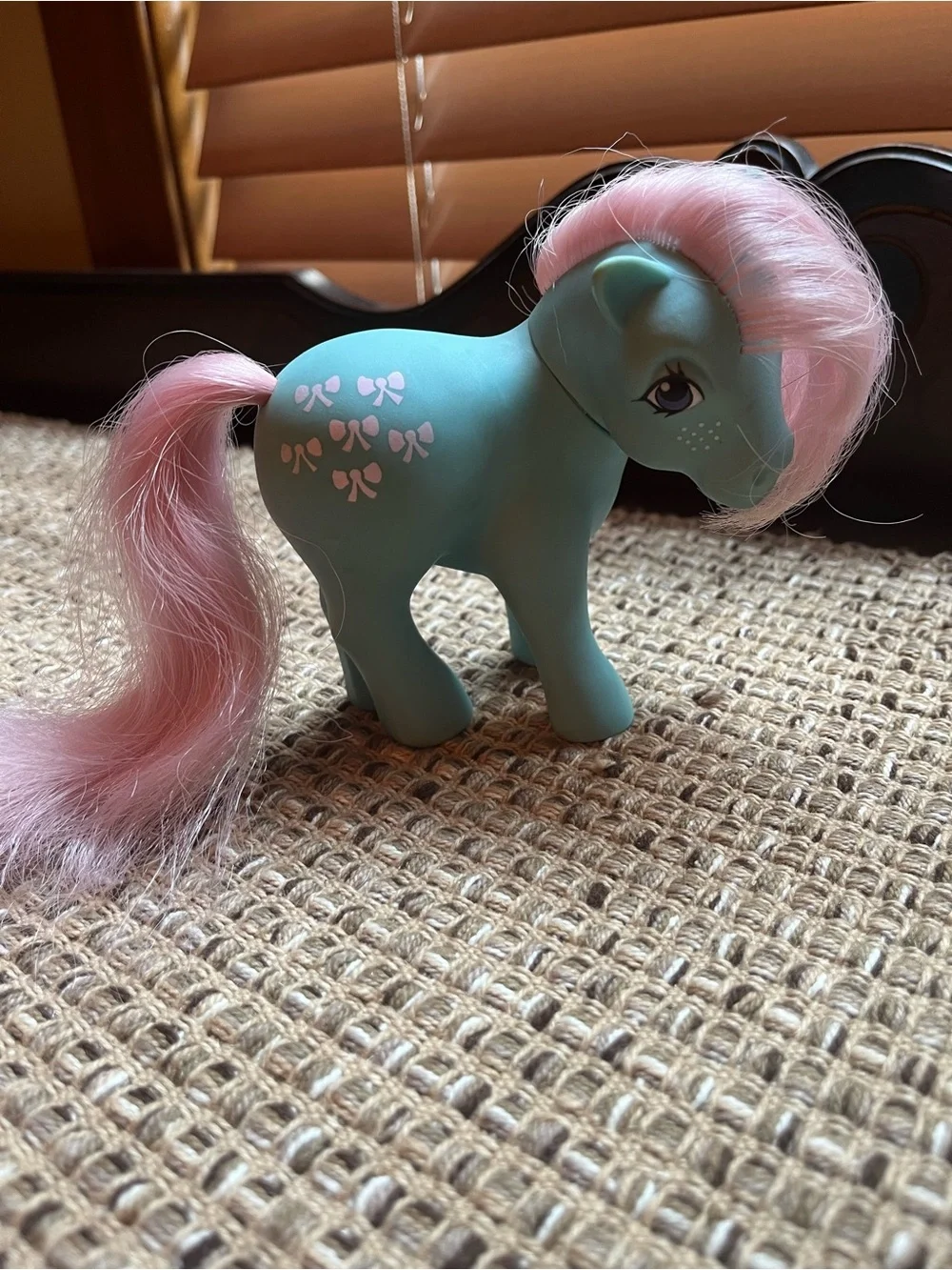 Vintage My Little Pony Scrumptious & Baby Lofty So Soft Sundae Best Bow Tie